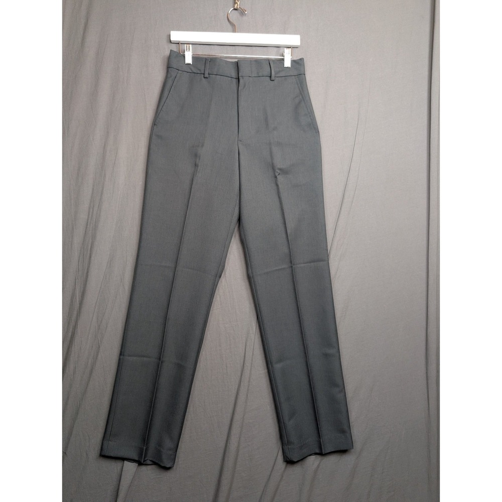 Edwards Men's Grey Flat Front Dress Pants Slacks‎ Size 28 x 32